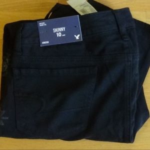 NWT American Eagle Skinny Aztec Embroider - 10 S